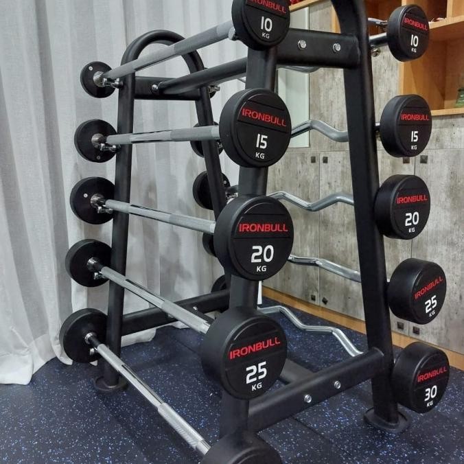 Promo Fixed Barlbell & Curl Barbell Set