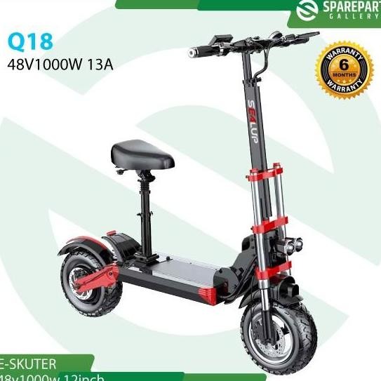 Murah Electric Scooter Sealup Q18 Skuter Listrik Otoped 12Inch 48V1000W