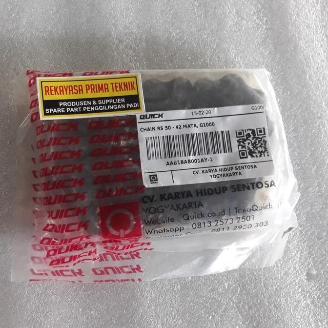 Quick Original Rantai Traktor G1000 E2000 G3000 S1000 Boxer Yanmar New Stok