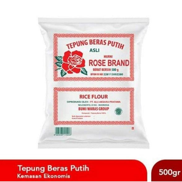 

Terlaris Tepung Beras Rosebrand 500 Gram