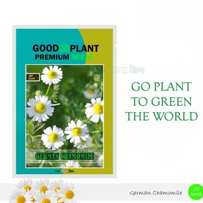 

Terlaris Benih Bibit Bunga German Chamomile 30 Biji Tanaman Herbal