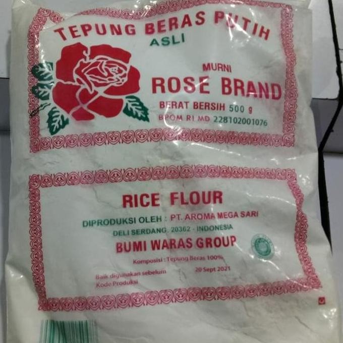 

Terlaris Tepung Beras Putih Rose Brand 500 Gram