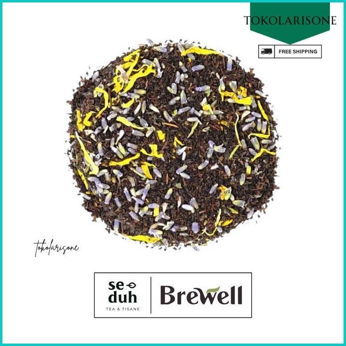 

LADY GREY TEA BLEND - BLACK TEA LAVENDER CALENDULA WITH BERGAMOT OIL