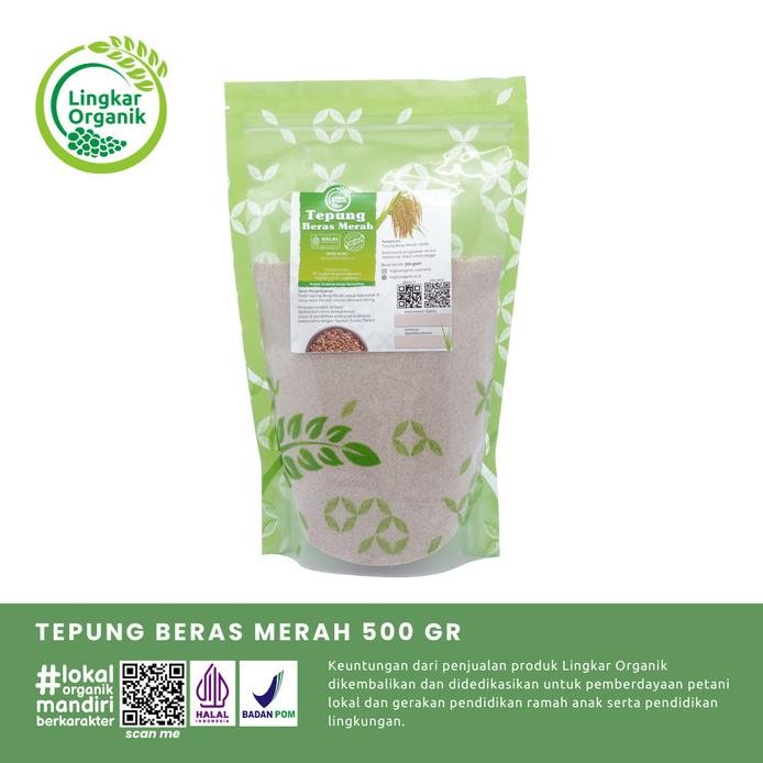 

Terlaris Lingkar Organik Tepung Beras Merah Organik 500Gr