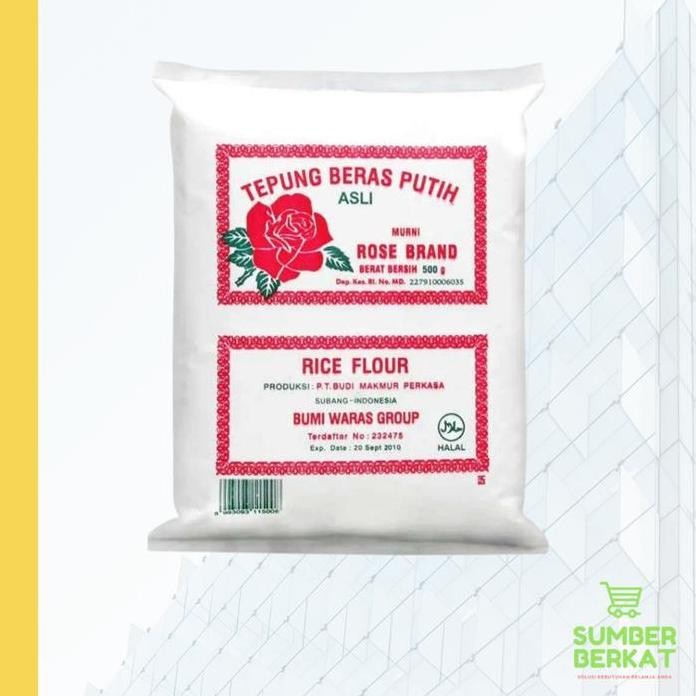 

Terlaris Rose Brand Tepung Beras Putih 500 Gram