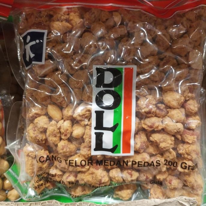 

Terlaris Doll Kacang Telor Medan Pedas 200Gram