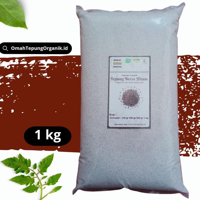 

Terlaris Tepung Beras Hitam Organik Kemasan 1 Kg/ Black Rice Organic Powder
