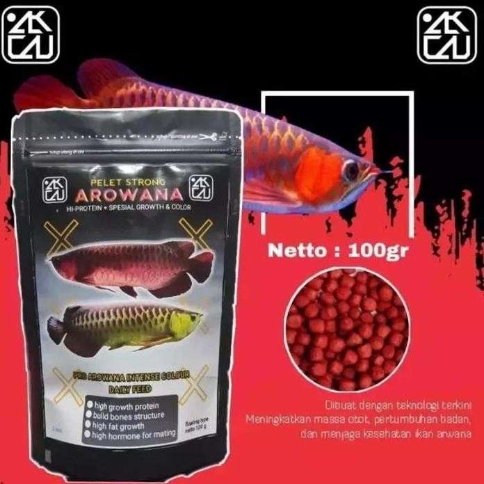 Terlaris Pelet Ikan Arowana Arwana Super Red Arwana Golden Red Silver Red