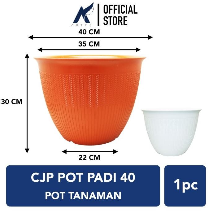 

Terlaris Cjp Pot Padi 40 Tanaman-Tumbuhan-Bunga-Dll Plastik Diameter Atas 40 Cm