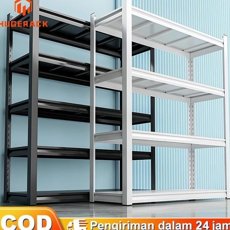Rak Besi Siku Lubang Rak Besi 5/6 Susun Rak Gudang Serbaguna