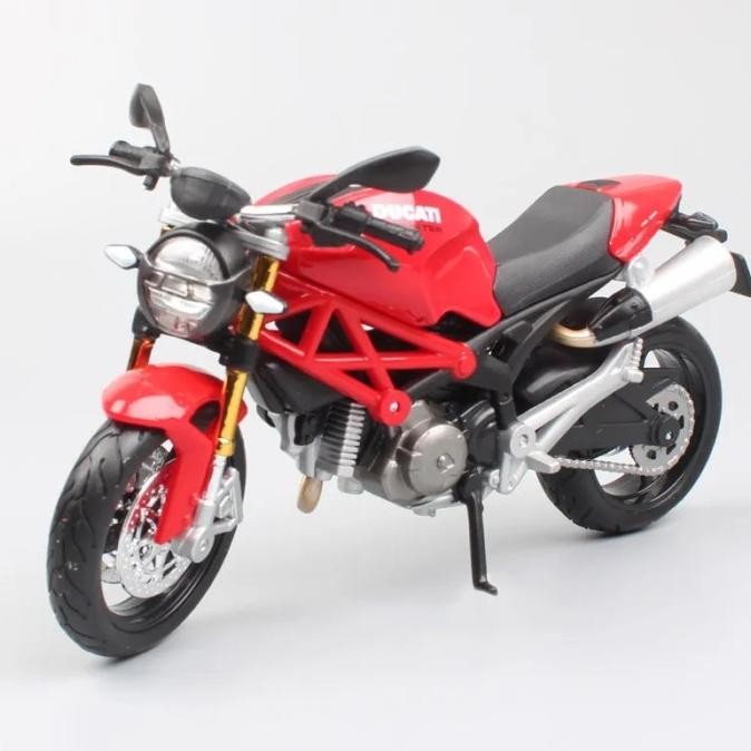 Maisto Ducati Monster 696 Jagat Diecast Skala 12