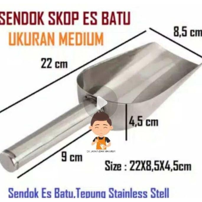 

Terlaris Sendok Es Batu Stainless | Sekop Stainless | Serokan Tepung | Sendok Biji Kopi | Sekop Beras | Skop Es Batu Sendok Takar Stainless