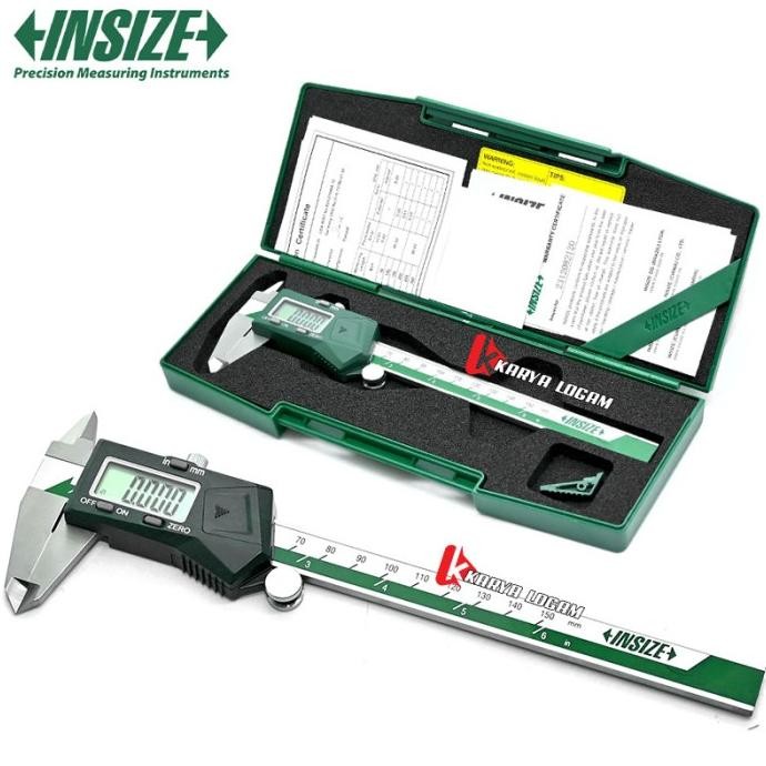 INSIZE JANGKA SORONG DIGITAL SKETMAT SIGMAT CALIPER 6" SIGMAT DIGITAL
