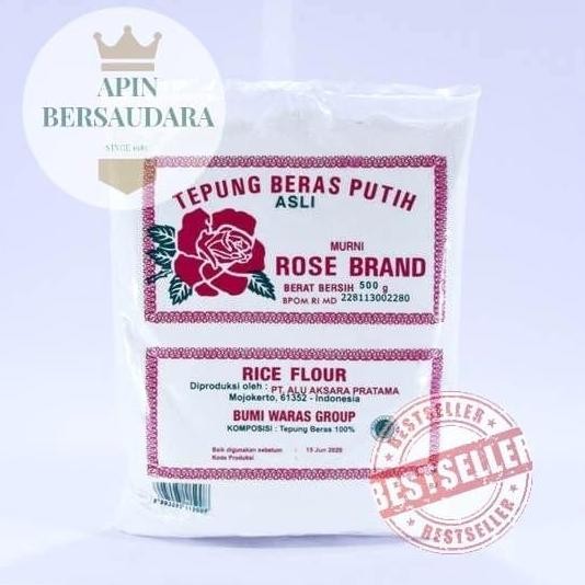 

Terlaris Tepung Beras Rose Brand 500Gr