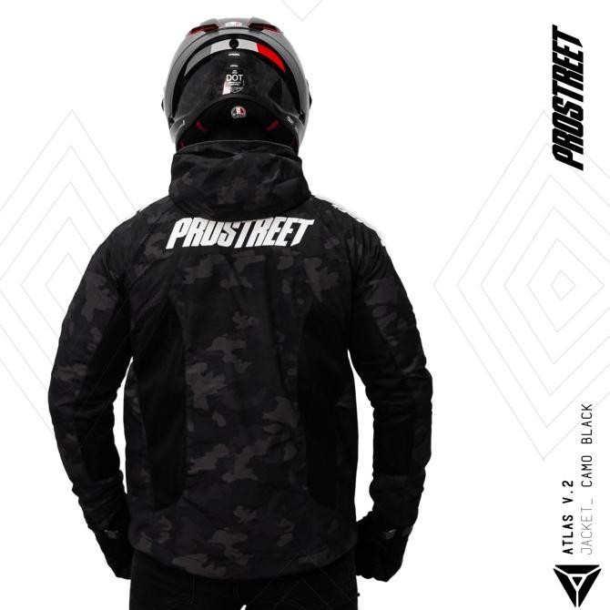 New Jaket Motor Prostreet Atlas Camo Black V2