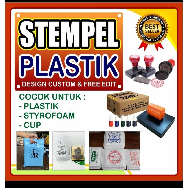 

stempel cup - Stempel plastik free tinta