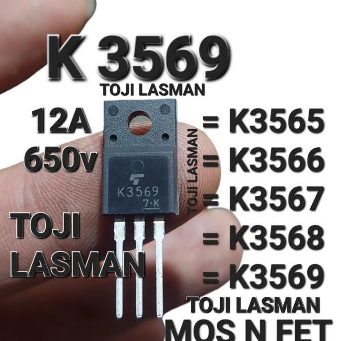 Baru ( K3569 ) K3565 K3566 K3567 K3568 2SK K 3565 3566 3567 3568 3569 650V tojil4 Segera Dapatkan
