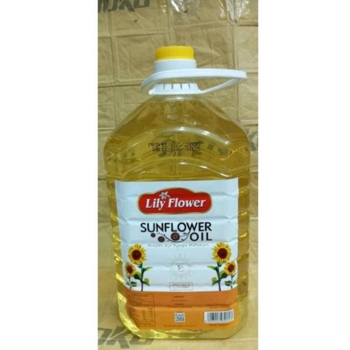 

EXP LAMA MINYAK SUNFLOWER 5LITER/LILY FLOWER MINYAK BUNGA MATAHARI