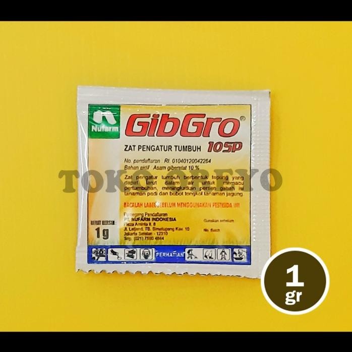 

Terlaris Gibgro 10 Sp 1 Gram Per Sachet Zpt Penyubur Padi Gabah Jagung