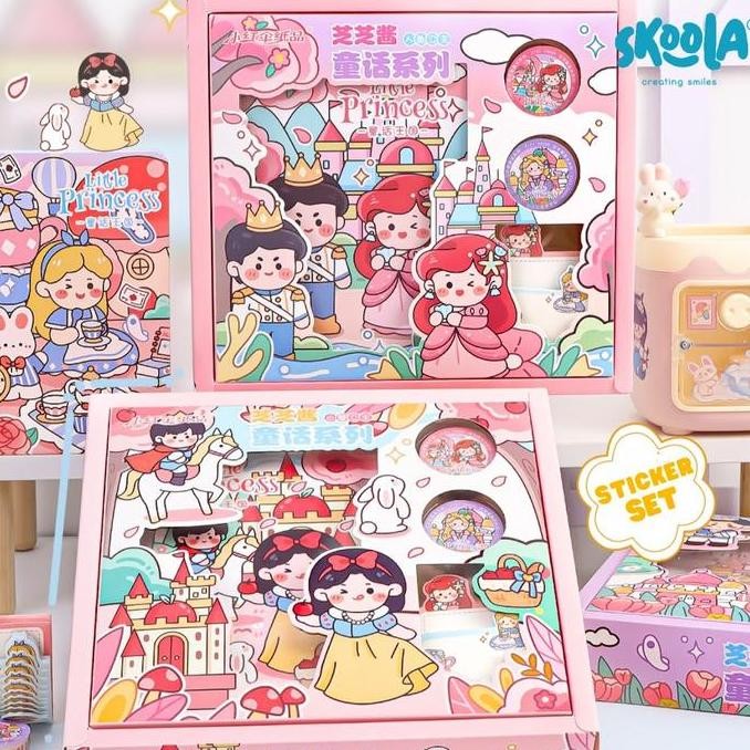 

SALE! SKOOLA STATIONERY STICKER SET NOTEBOOK WASHI TAPE ANAK PEREMPUAN- HIME