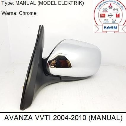 TERBARU - KACA SPION AVANZA VVTI 2004-2010 (MANUAL MODEL ELEKTRIK)