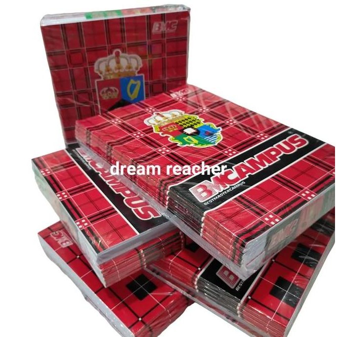 

SALE! 1 PACK BUKU TULIS BMCAMPUS ISI 10 DAN ISI 5 BUKU ( 36 LEMBAR HALAMAN )
