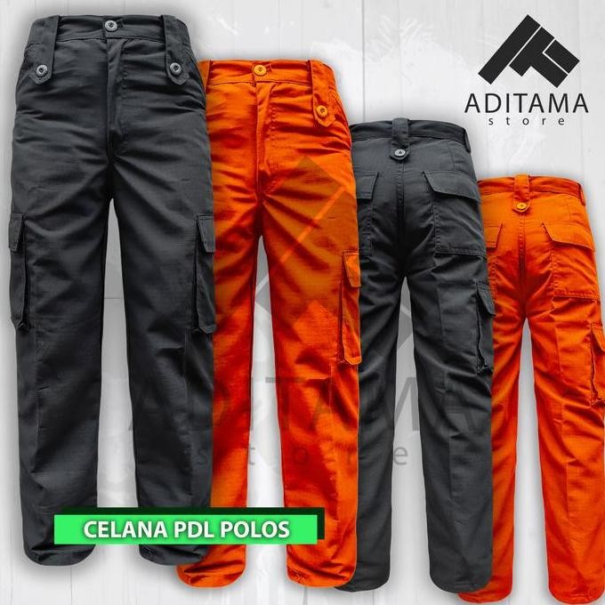 Berkualitas Celana PDL Polos Hitam Celana PDL Polos Orange