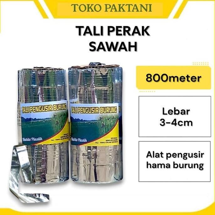 

Terlaris Tali Perak Alat Pengusir Burung Pipit Di Sawah Panjang 800 Meter - Pengendali Hama Tanaman Padi Cabe Perikanan