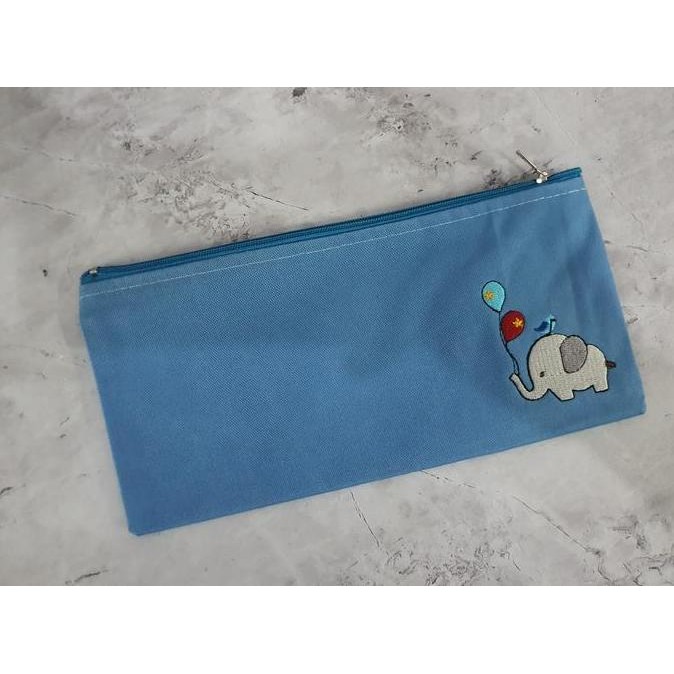 

ASB Tempat Pensil bordir Gajah Balon 22cmx11cm