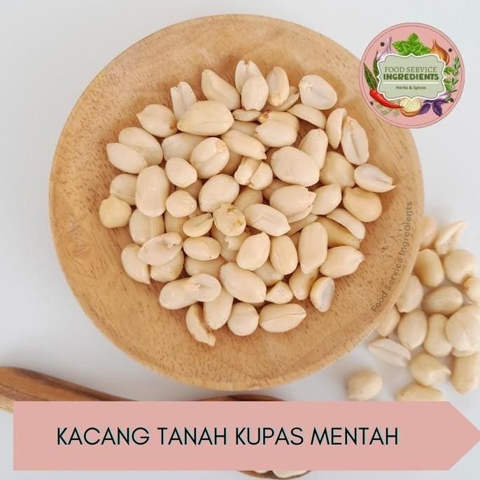 

Produk Terbaik] kacang tanah kupas mentah 100gr
