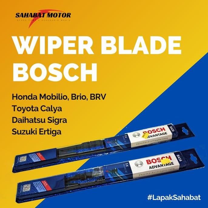 Wiper Calya Sigra Wiper Blade Calya Sigra 22 -16 Bosch Original Terlengkap