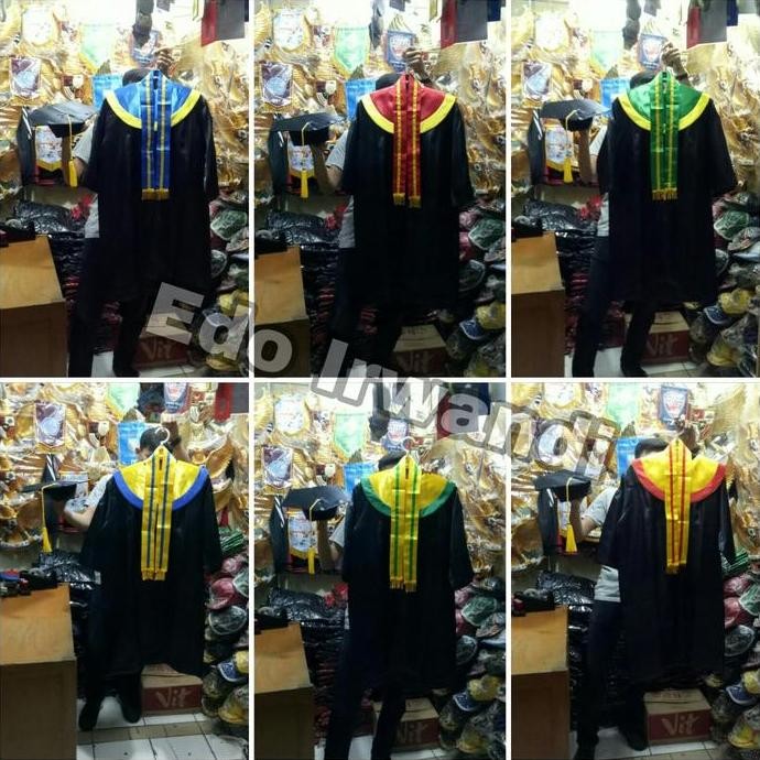 Toga Wisuda TK SD SMP SMA Mahasiswa Ready Stock Berkualitas murah