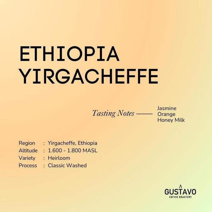 

ready stock Ethiopia Yirgacheffe | Espresso Edition | 1 Kilogram
