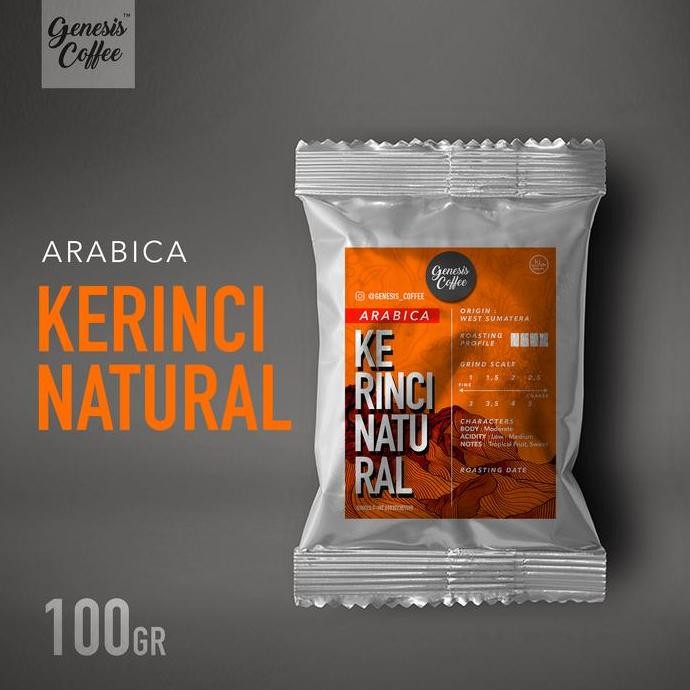 

ready stock ARABICA KERINCI NATURAL 100GR