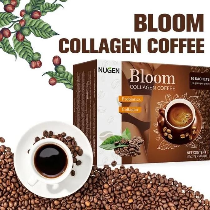 

ready stock 100gr Bloom Collagen Coffee Instant coffee Original Robusta Collagen Drink | Kopi Sanger | Kopi Ulee Kareng | Kopi Sachet