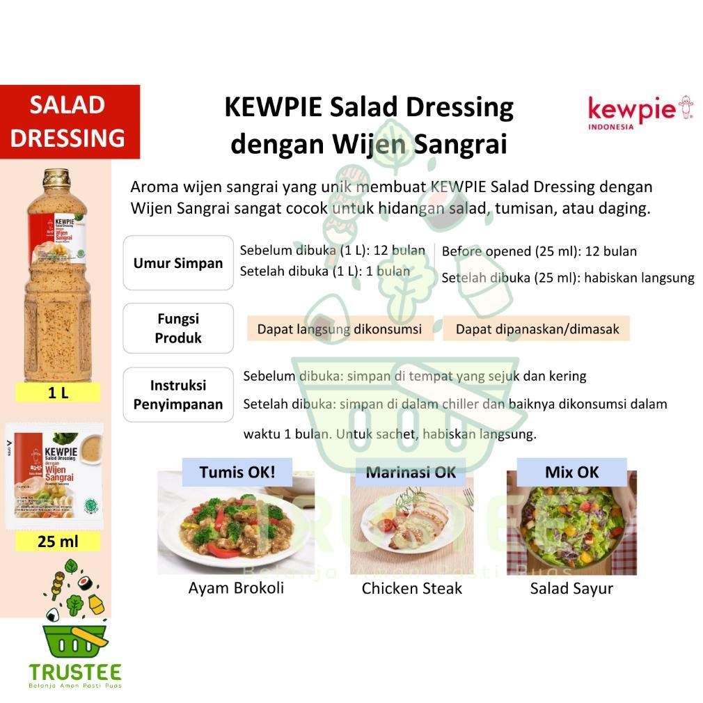 

vb-8 ty-35 Kewpie Salad Dressing / Saus Siram Halal 1 Liter Original Murah