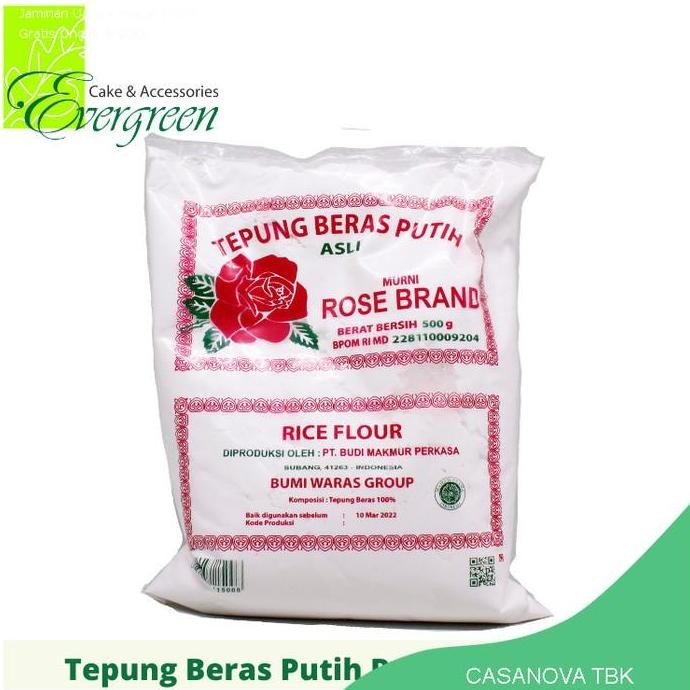 

Terlaris Csn Tepung Beras Rose Brand 500Gr