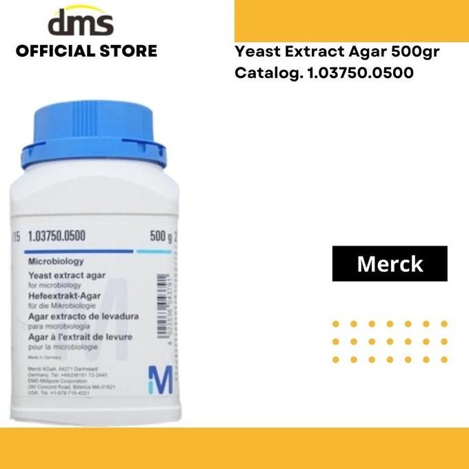 Yeast Extract Agar 500gr Merck