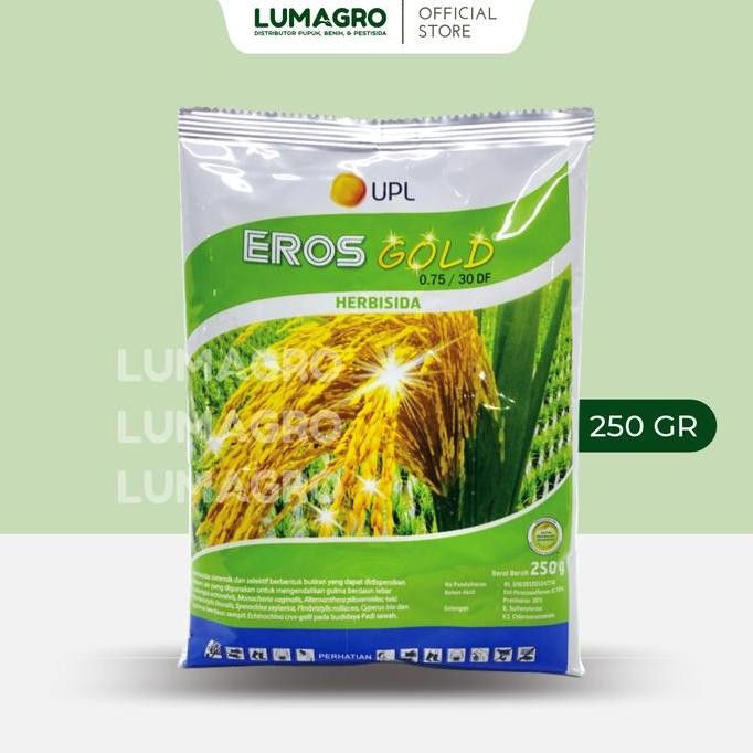 

Terlaris Herbisida Eros Gold 250Gr Etil Pirazosulfuron Pretilaklor Pembasmi Rumput Teki Selektif Padi