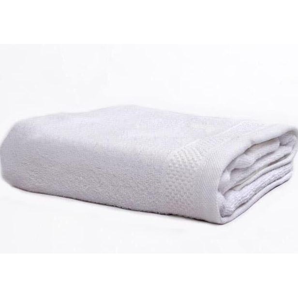 handuk hotel putih polos halus 60x120