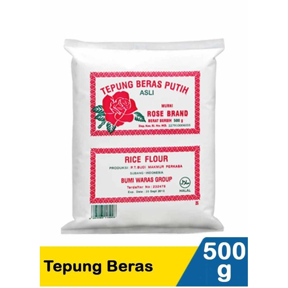 

Terlaris Tepung Beras Rose Brand 500Gr