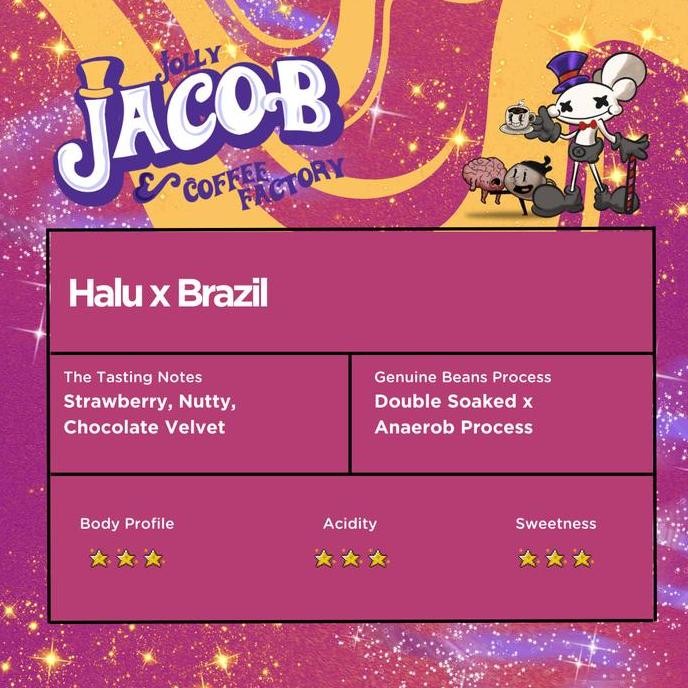 

ready stock JOLLY JACOB - Roasted Espresso Coffee Beans by Black Potion Roastery