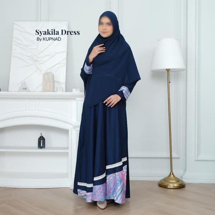 KUPNAD | Gamis Motif Batik Katun Toyobo Wanita Muslimah Syari Busui Friendly Adem, Modern & Nyaman |