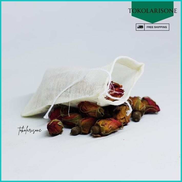 

6 X 8 CM - REUSABLE TEA BAG / KAIN KANTONG TEH CELUP