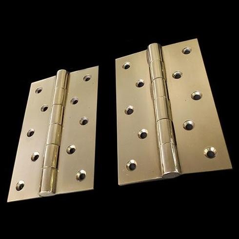 ] 5" Engsel Pintu Kuningan Asli / Solid Brass Door Hinge - Large