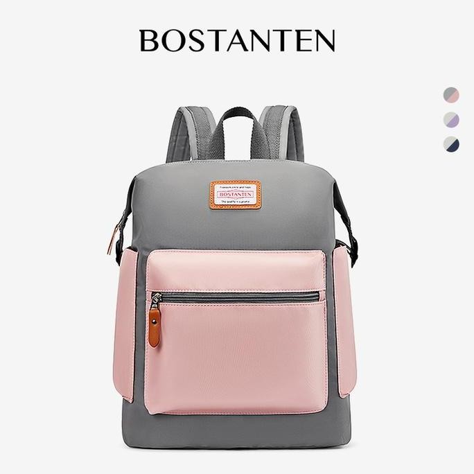 BOSTANTEN Tas Ransel Wanita / Backpack Wanita / Bahan Nilon / Tahan Air