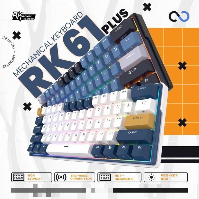 Royal Kludge RK61 / RK-61 Plus Hotswap Mechanical Keyboard