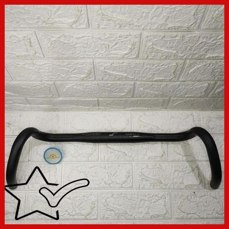 [LLS] STANG DROPBAR STRUMMER GRAVEL FLARE 33 DERAJAT HANDLEBAR RB OVERSIZE