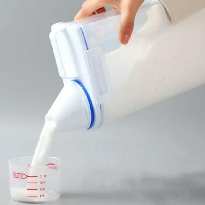 

Terlaris Wadah Kotak Toples Tempat Cereal Tepung Beras Detergent Makanan Kering