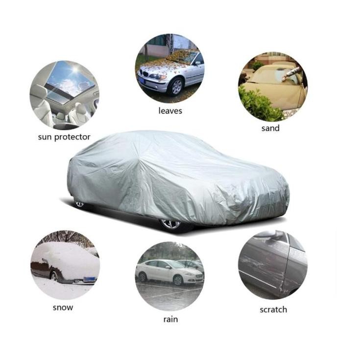 New Sarung Mobil Body Cover Sedan SUV Universal Selimut Mantel Jas Mobil Waterproof